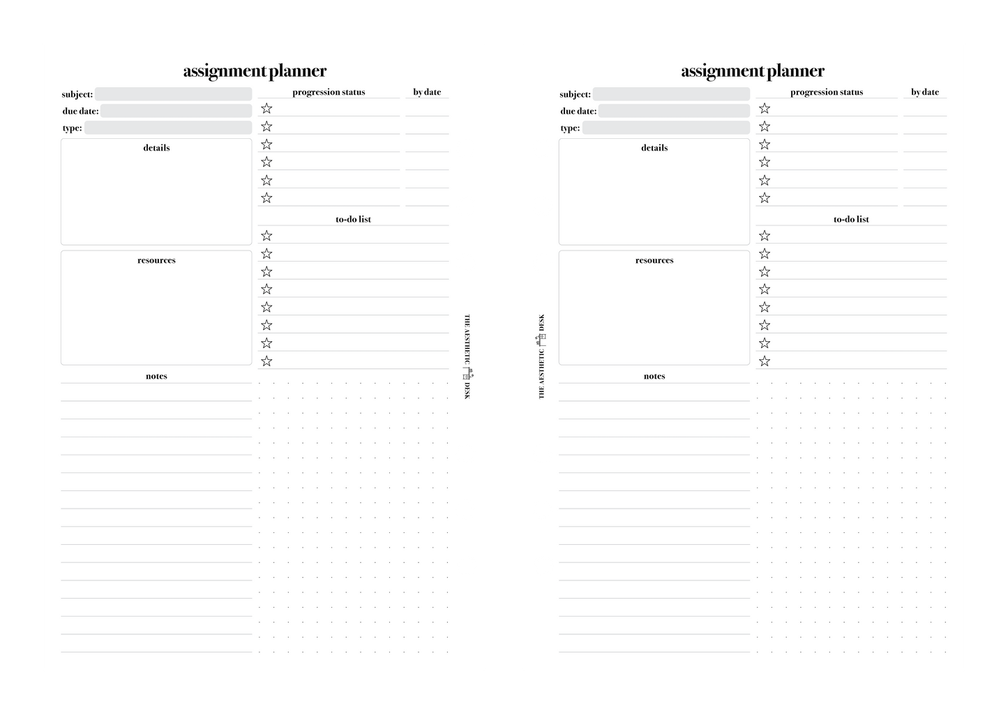 Assignment Planner