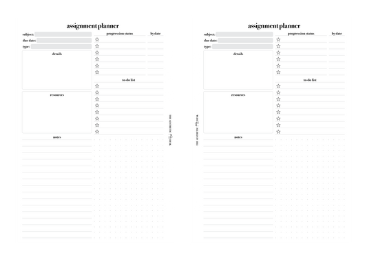 Assignment Planner
