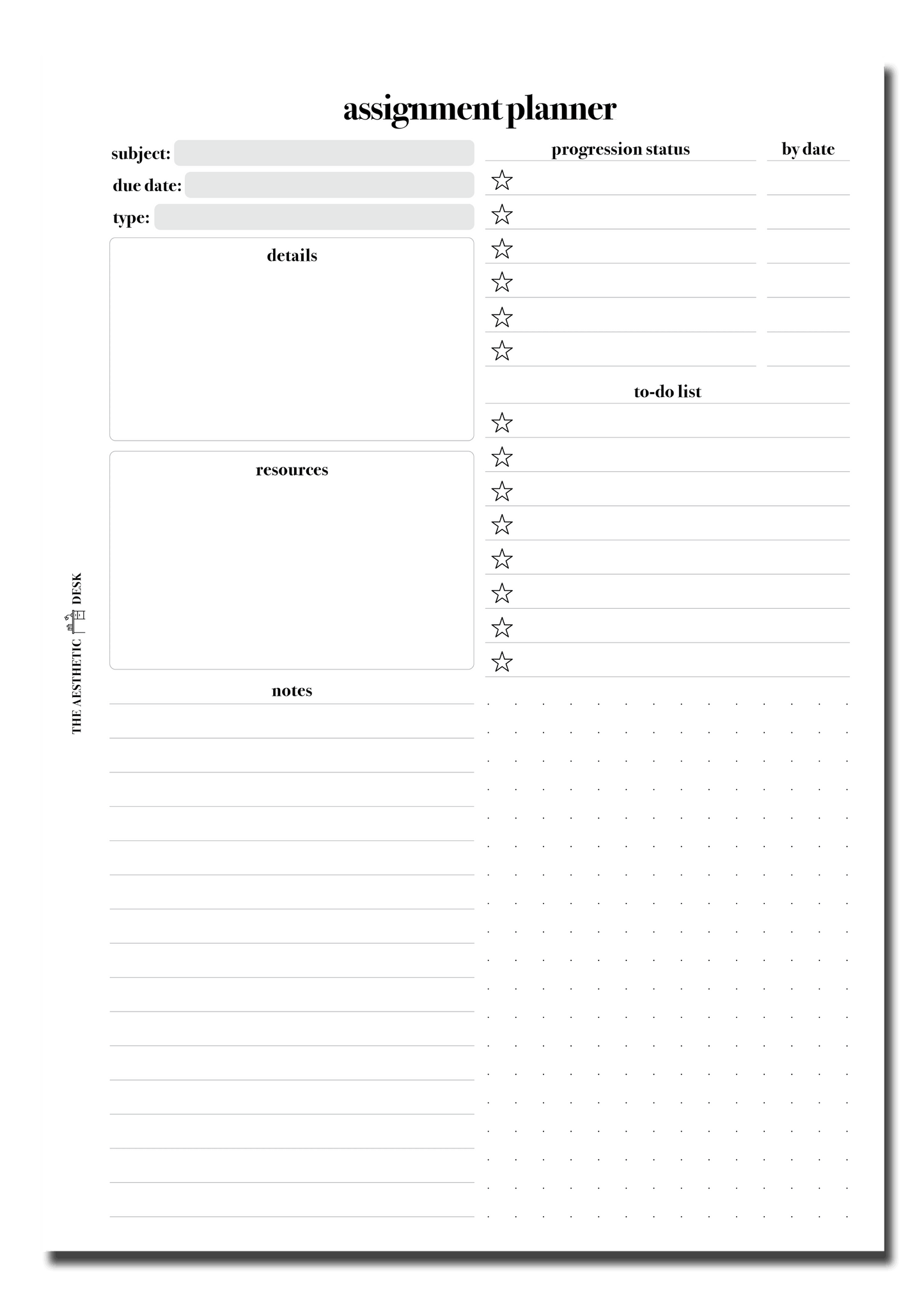 Assignment Planner