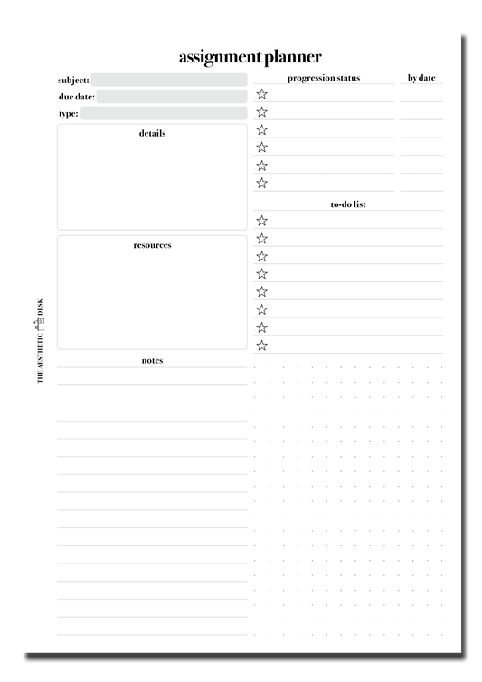 Assignment Planner