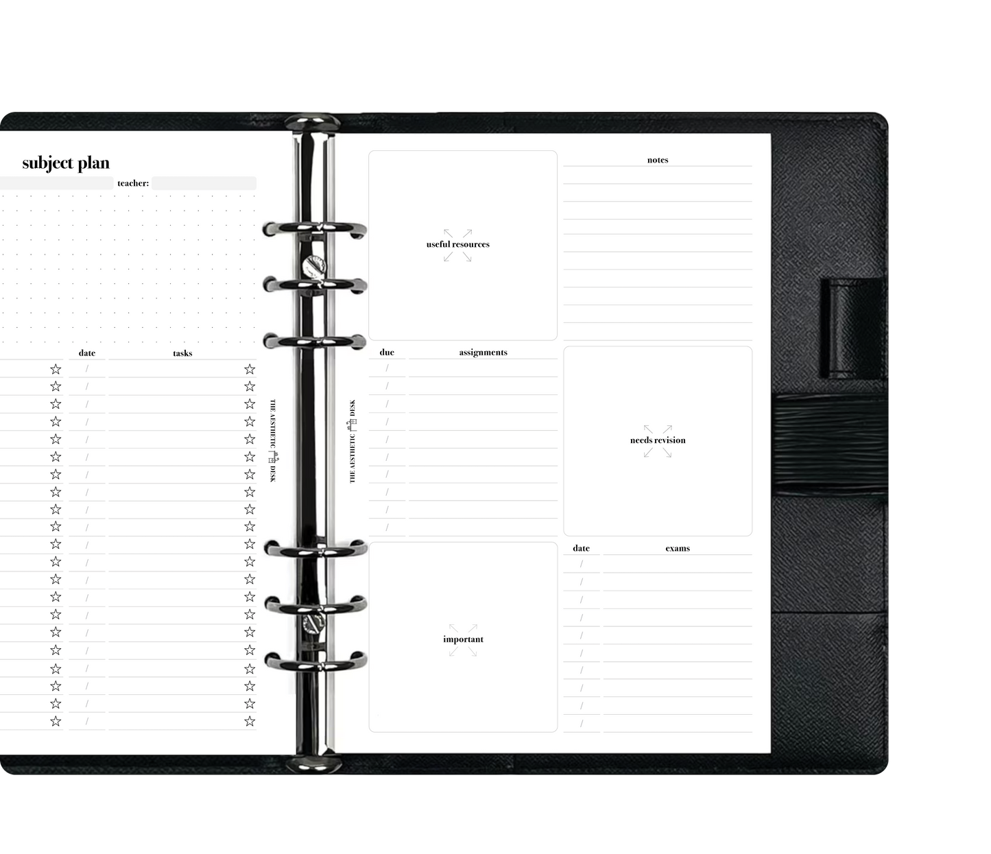 Subject Planner