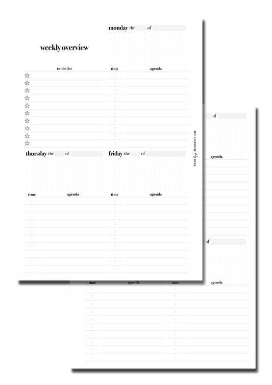 Weekly Overview
