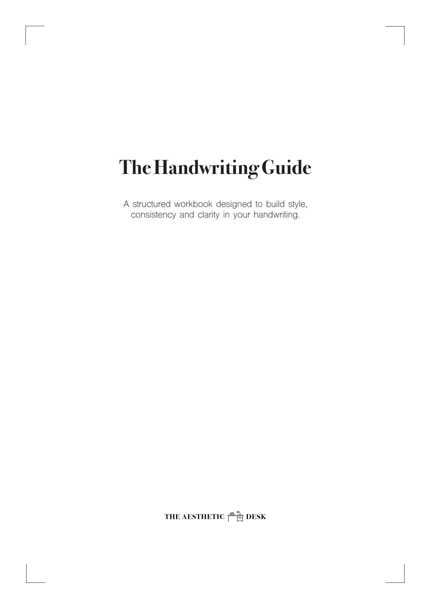 The Handwriting Guide