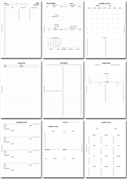 The Personal Planner Bundle